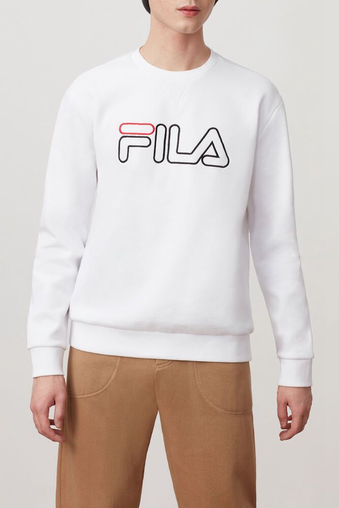 Fila Mikina Panske Basil Biele - VNFXS4170